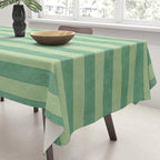 STRIPES - 004 - green Tablecloth Gallery Image 3