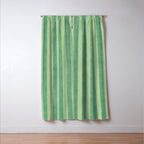 STRIPES - 004 - green Window Curtain Gallery Image 3