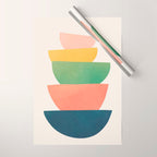 Stacked Pots Wrapping Paper Gallery Image 1