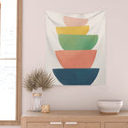 Stacked Pots Wall Tapestry Gallery Image 2