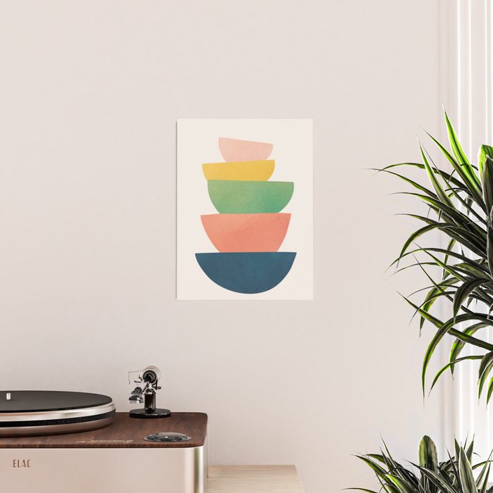 Stacked Pots Poster Gallery Image 2