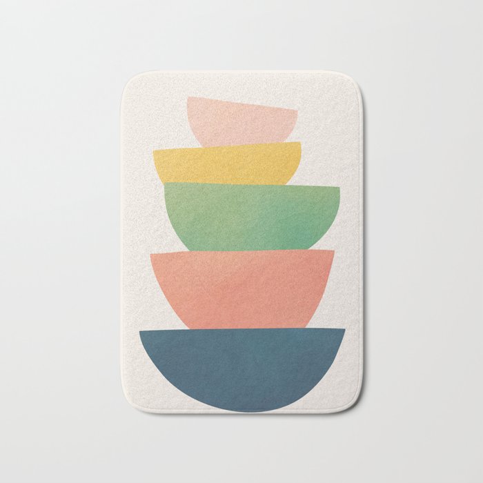 Stacked Pots Bath Mat Gallery Image 1