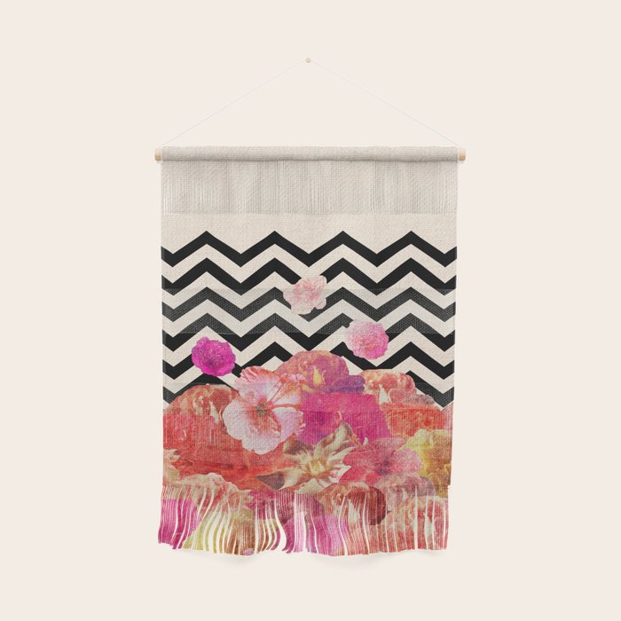 Chevron Flora II Wall Hanging Gallery Image 1