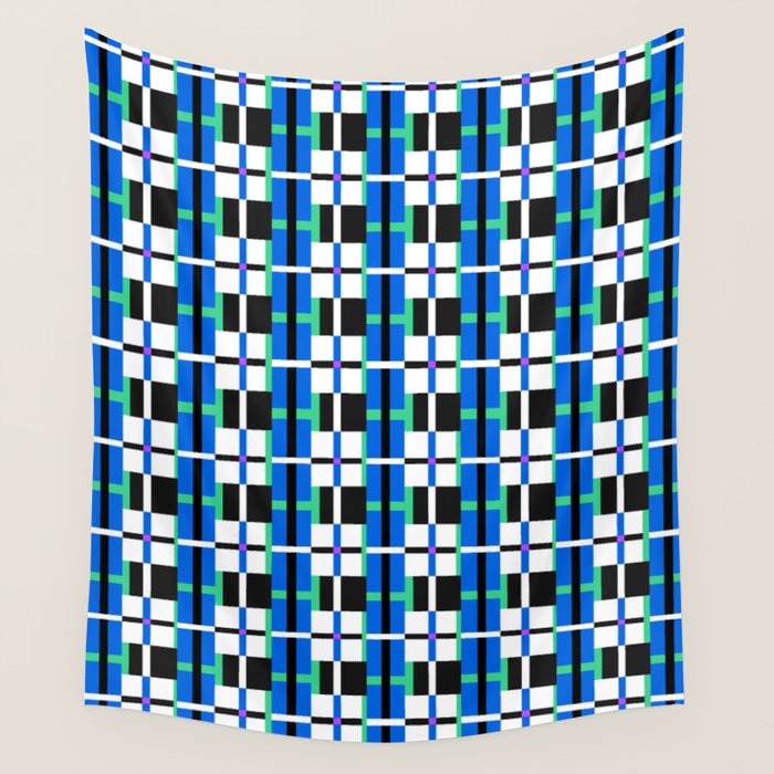 Blod Linear Aesthetics B Wall Tapestry Gallery Image 1