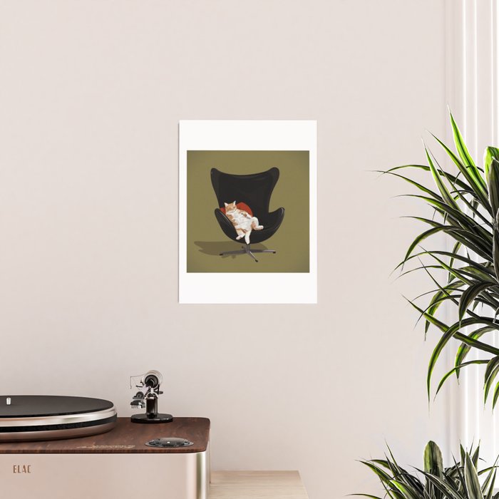 Cats on Chairs collection - â1 Poster Gallery Image 2