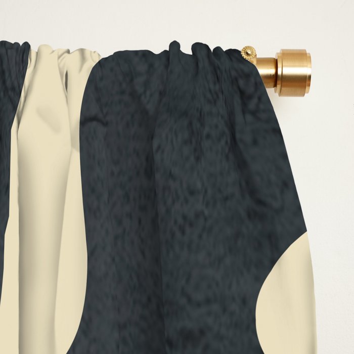 Modern Abstract  Shapes 1 Window Curtain Gallery Image 2