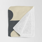 Modern Abstract  Shapes 1 Throw Blanket Gallery Image 3