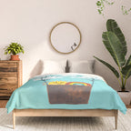 Hot cloud balloon - sun and rainbow Comforter Gallery Image 3