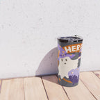 Here for the boos - cute witchy ghost Travel Mug Gallery Image 4