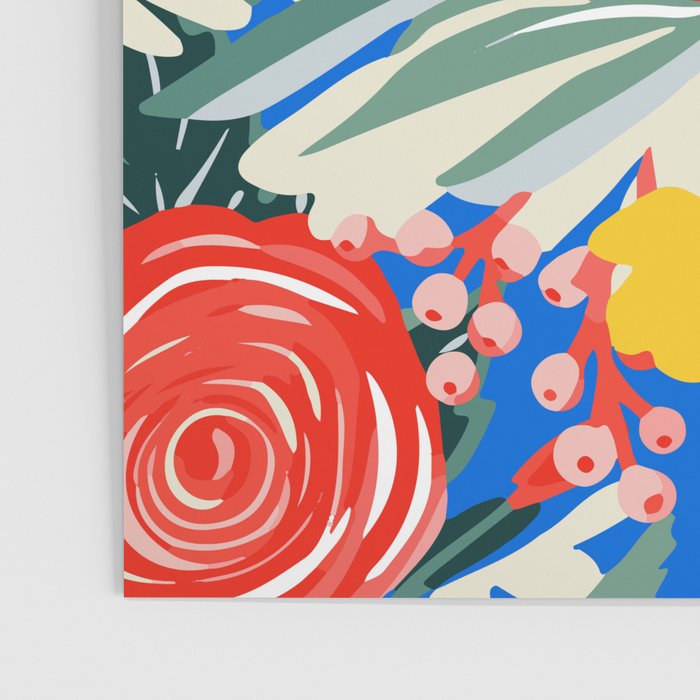 Colorful nature flower art pattern Poster Gallery Image 3