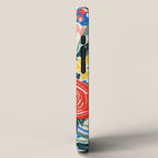 Colorful nature flower art pattern iPhone Case Gallery Image 2