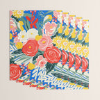 Colorful nature flower art pattern Wrapping Paper Gallery Image 3