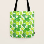 Lime Harvest Tote Bag Gallery Image 1