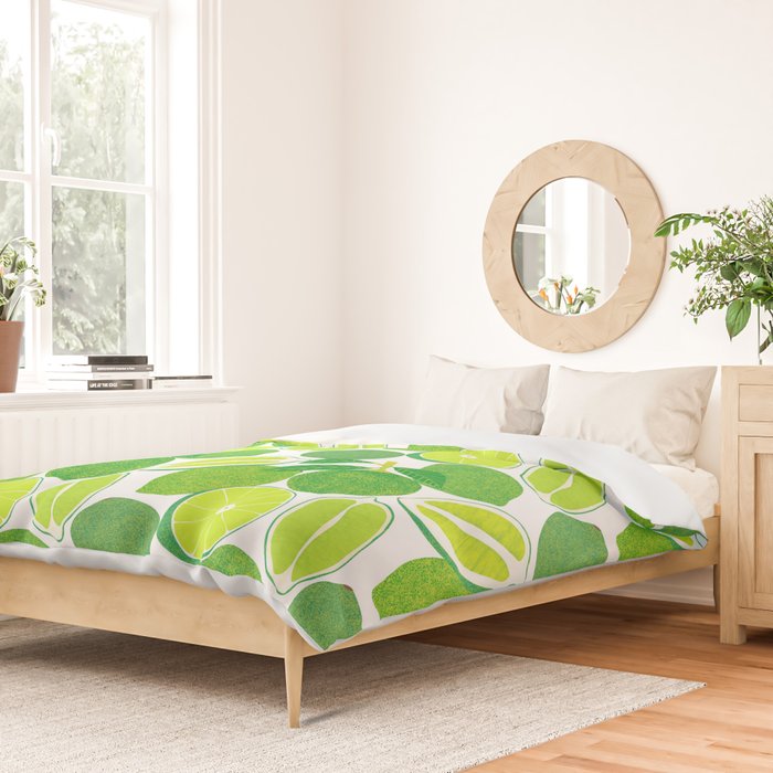Lime Harvest Duvet Cover Gallery Image 2