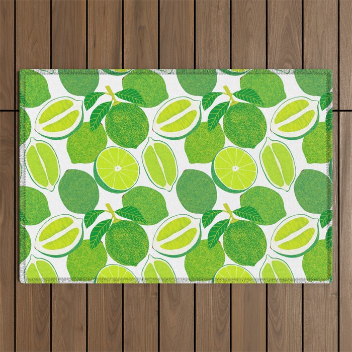 Lime Harvest Outdoor Rug Gallery Image 1