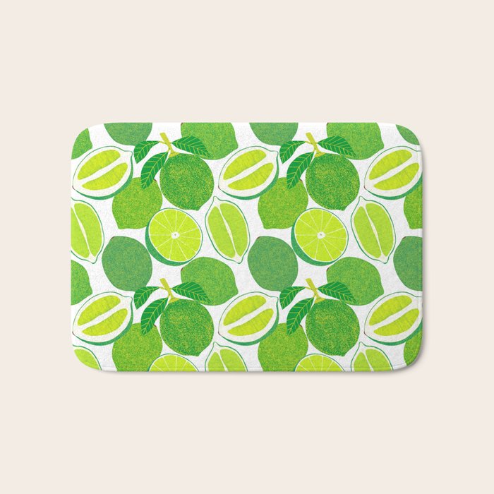 Lime Harvest Bath Mat Gallery Image 1