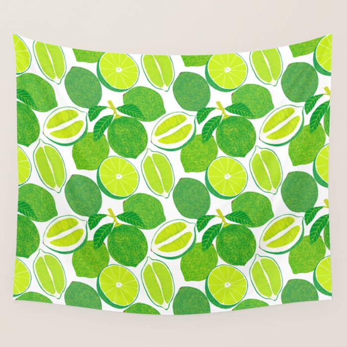 Lime Harvest Wall Tapestry Gallery Image 4