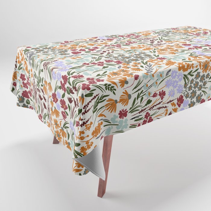 Spring flowery meadow 02 Tablecloth Gallery Image 1