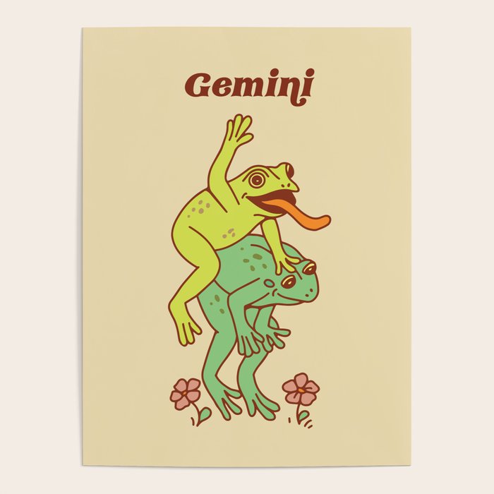 Gemini Frog Poster Gallery Image 1