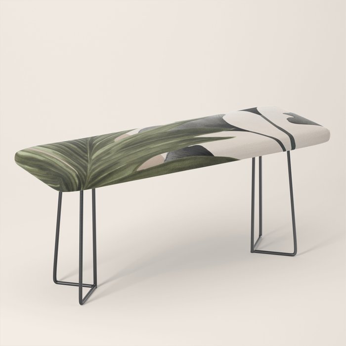 Abstract Tropical Art 17 Bench Gallery Image 1