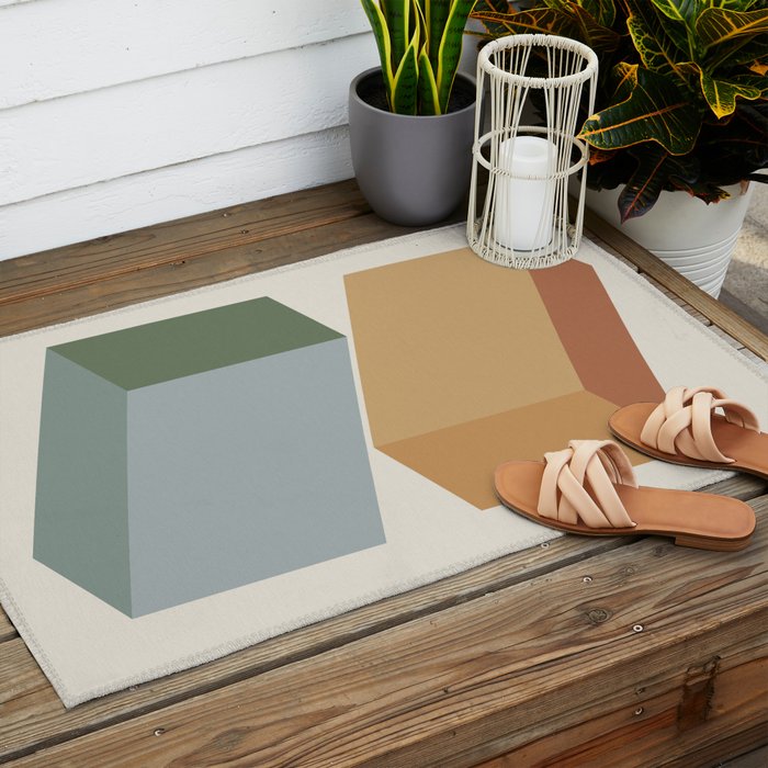 Modernist Objects IX Outdoor Rug Gallery Image 2