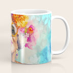 Joie De Vivre Ageless Style Flower Power Woman Portrait Coffee Mug Gallery Image 1