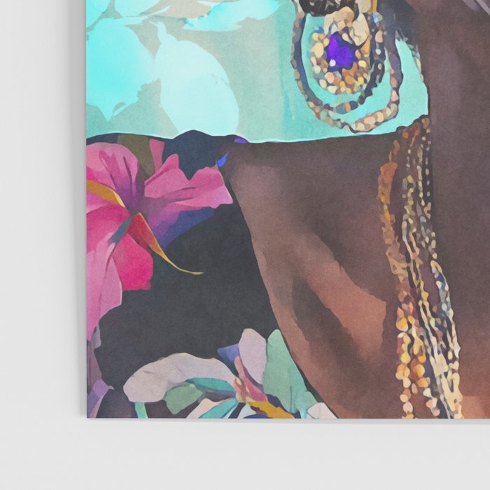 Joie De Vivre Ageless Style Flower Power Woman Portrait Poster Gallery Image 3