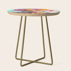 Joie De Vivre Ageless Style Flower Power Woman Portrait Side Table Gallery Image 1