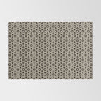 Minimalist Geometric Floral Pattern Rug Gallery Image 2