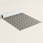 Minimalist Geometric Floral Pattern Yoga Mat Gallery Image 2