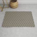 Minimalist Geometric Floral Pattern Rug Gallery Image 1