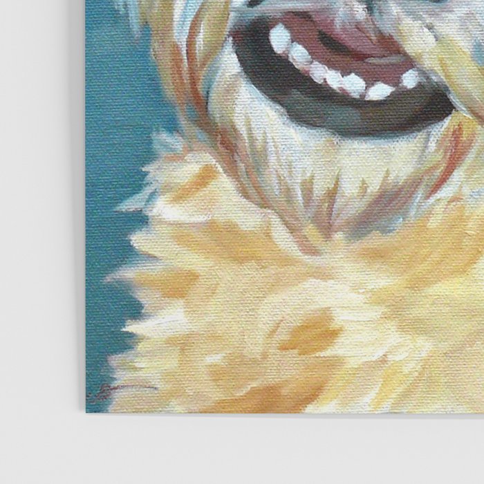 Stanley the Goldendoodle Dog Portrait Poster Gallery Image 3