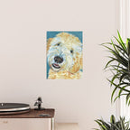 Stanley the Goldendoodle Dog Portrait Poster Gallery Image 2