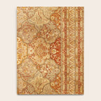 Oversized Antique Turkish Oushak Rug Print Notebook Gallery Image 4