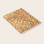 Oversized Antique Turkish Oushak Rug Print Notebook Gallery Image 2
