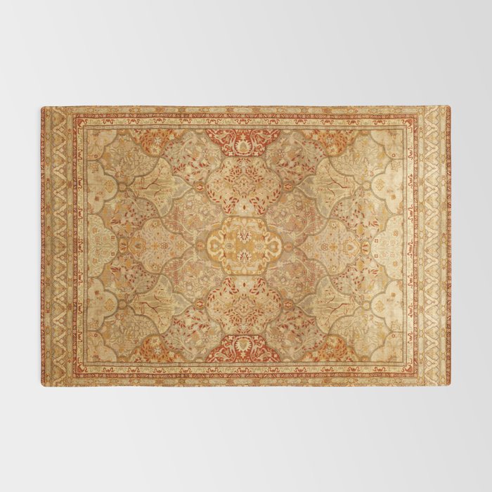 Oversized Antique Turkish Oushak Rug Print Rug Gallery Image 2