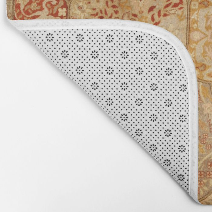 Oversized Antique Turkish Oushak Rug Print Bath Mat Gallery Image 2