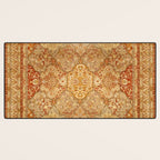 Oversized Antique Turkish Oushak Rug Print Desk Mat Gallery Image 3