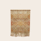Oversized Antique Turkish Oushak Rug Print Wall Hanging Gallery Image 1