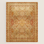 Oversized Antique Turkish Oushak Rug Print Jigsaw Puzzle Gallery Image 1