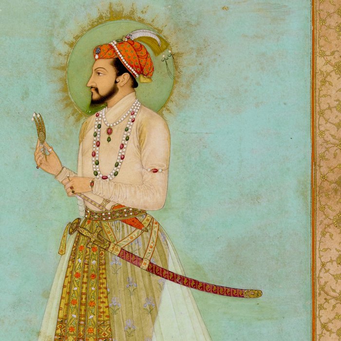 Emperor Shah Jahan Antique Indian Miniature Painted Illustration Coffee Mug Gallery Image 2