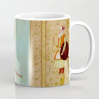 Emperor Shah Jahan Antique Indian Miniature Painted Illustration Coffee Mug Gallery Image 1