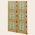 Emperor Shah Jahan Antique Indian Miniature Painted Illustration Wallpaper Gallery Image 2