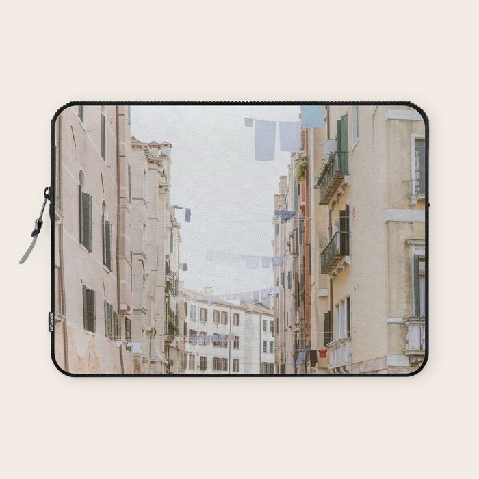 Venetian Laundry - Venice Italy Travel Photography Laptop Sleeve Gallery Image 1