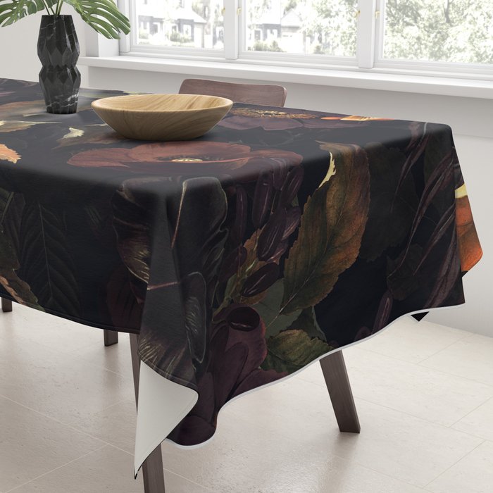 Vintage & Shabby Chic - Flowers at Night Tablecloth Gallery Image 3