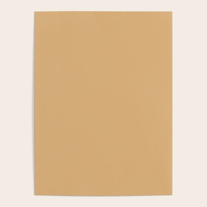 Soft Camel Solid Color Poster Gallery Image 4