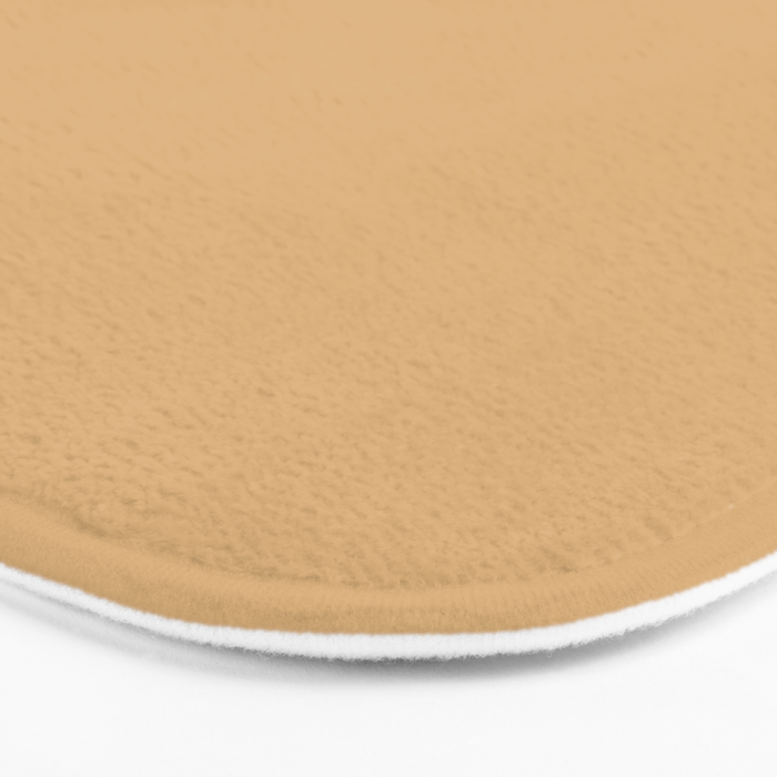 Soft Camel Solid Color Bath Mat Gallery Image 3