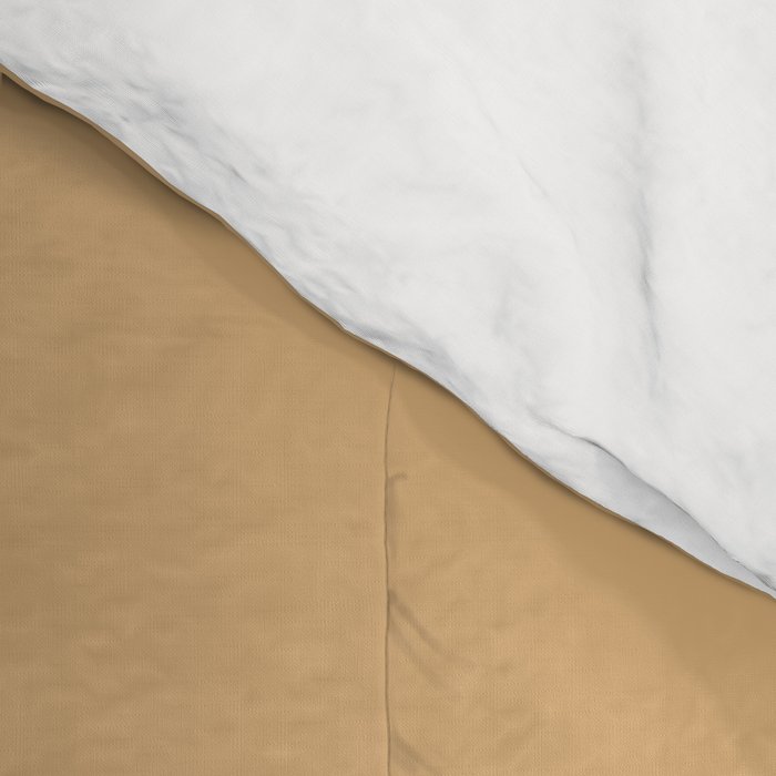 Soft Camel Solid Color Comforter Gallery Image 4