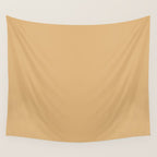Soft Camel Solid Color Wall Tapestry Gallery Image 4