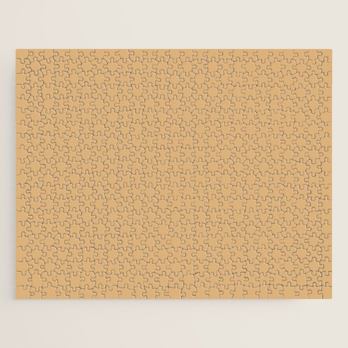 Soft Camel Solid Color Jigsaw Puzzle Gallery Image 1